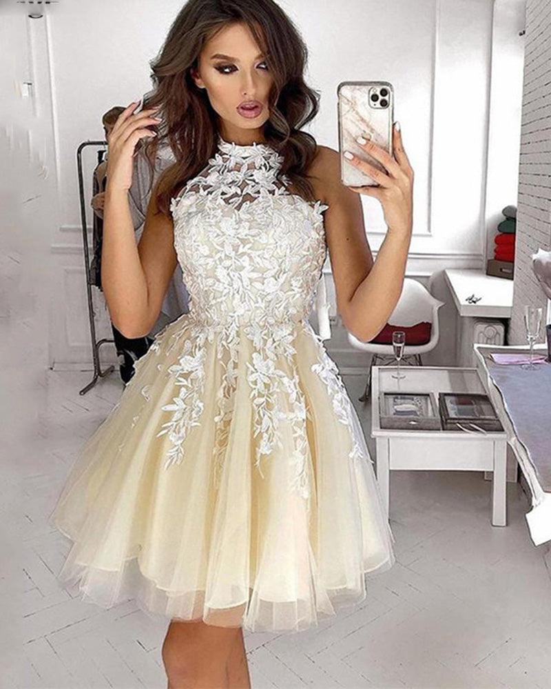 beige prom dresses